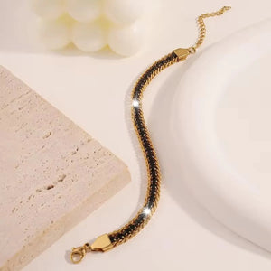 Black Glowline Chain Bracelet