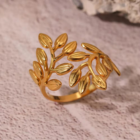 Olive Leaf Ring