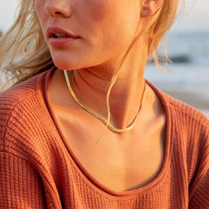 Serpent Gold Chain
