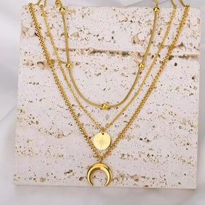 Moon & Star Necklace