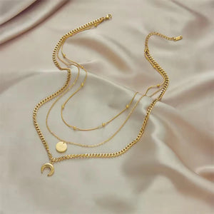 Moon & Star Necklace
