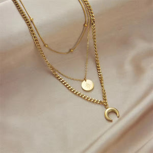 Moon & Star Necklace