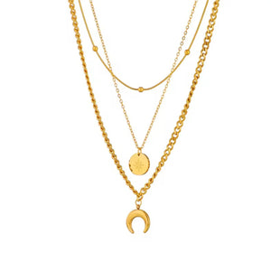 Moon & Star Necklace