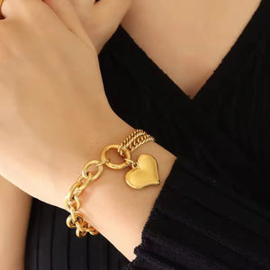Heart Of Gold Bracelet
