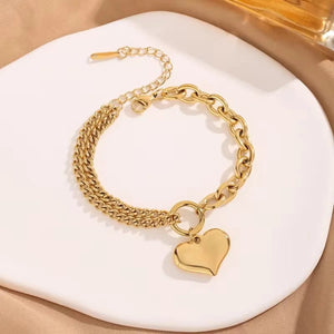 Heart Of Gold Bracelet