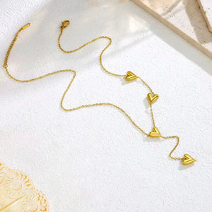 Heart multiple Charm necklace