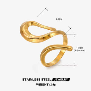 Serpent Flow Ring