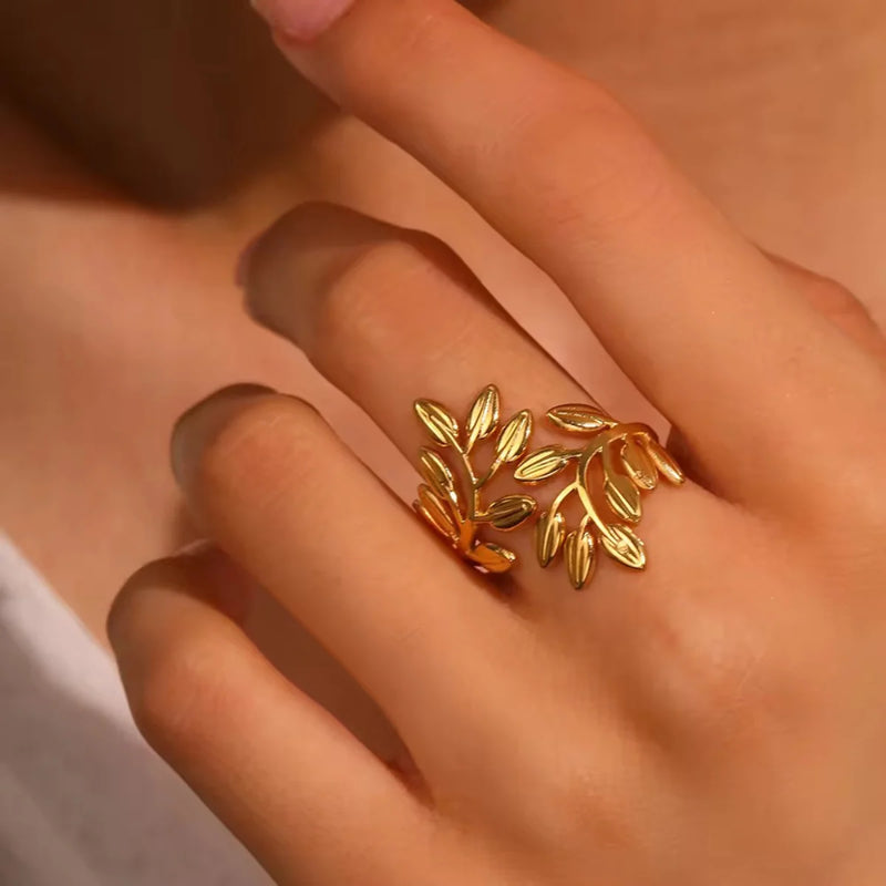 Olive Leaf Ring