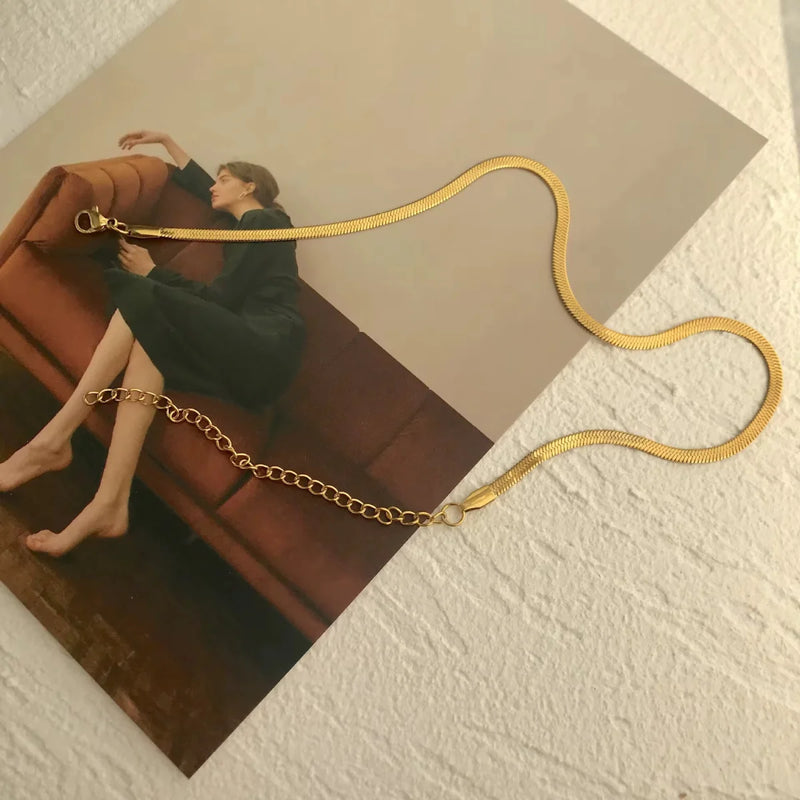 Serpent Gold Chain