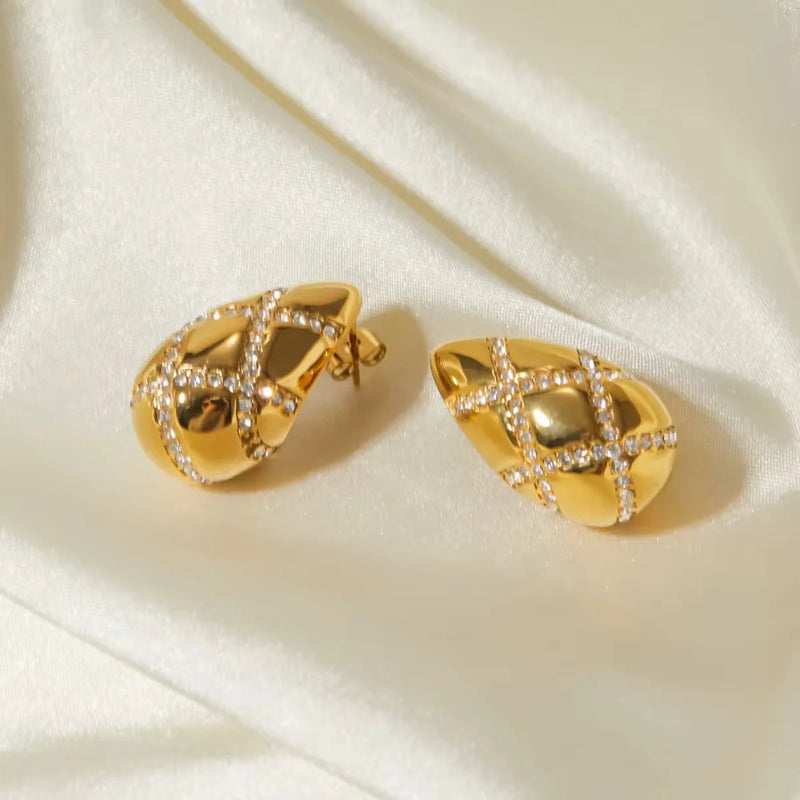Teardrop Crystal Earring